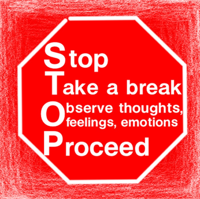 hambre emocional, técnica stop